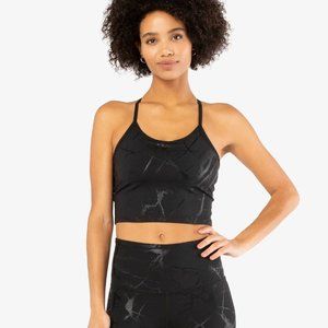 Beyond Yoga Slim Racerback Cropped Tank - Marble